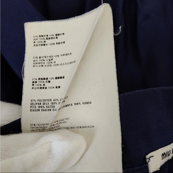 Miu Miu Navy Blue Women's Skirt - Picture 6 of 9